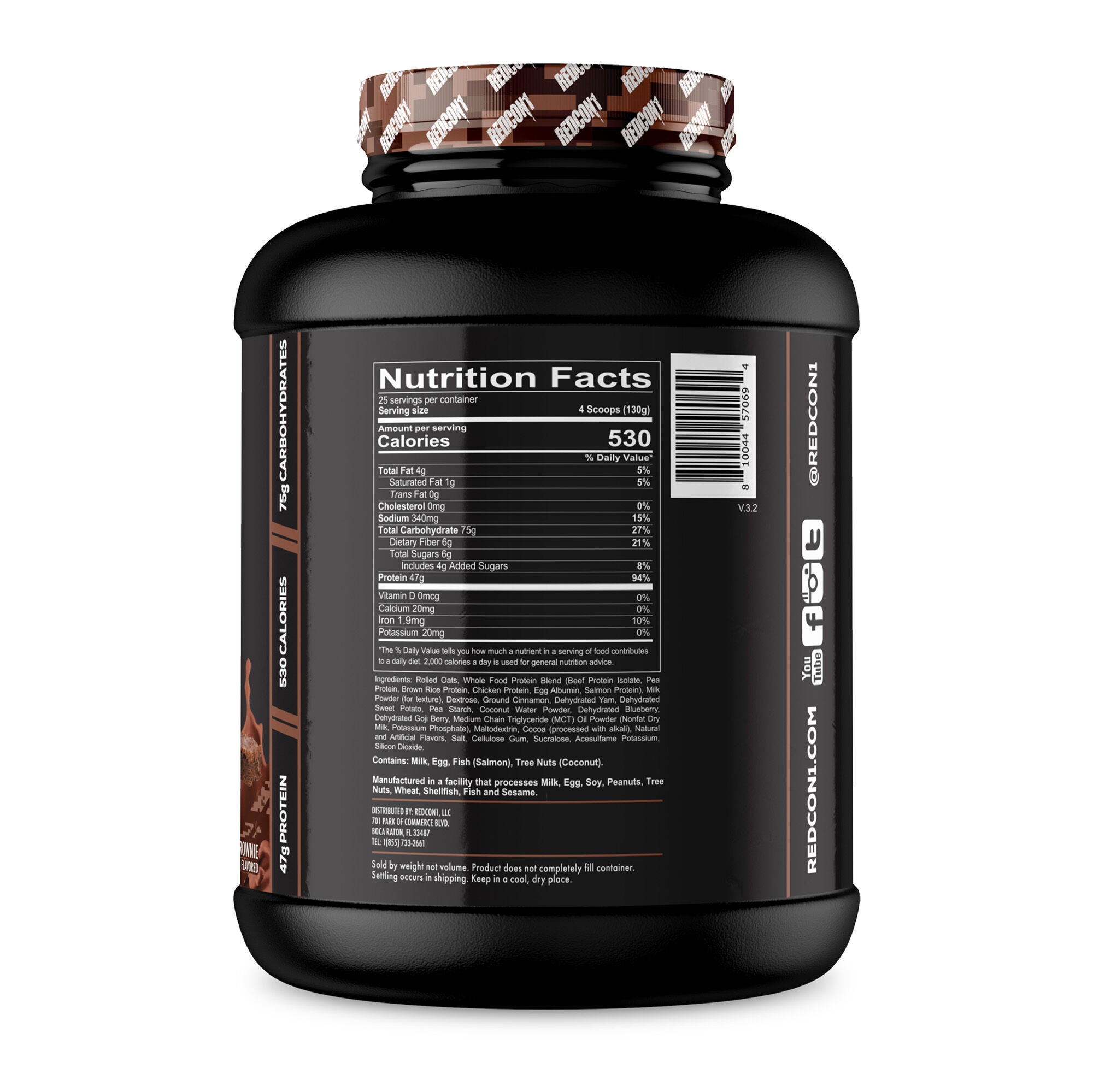 MRE&reg; Meal Replacement - Fudge Brownie (30 Servings)
